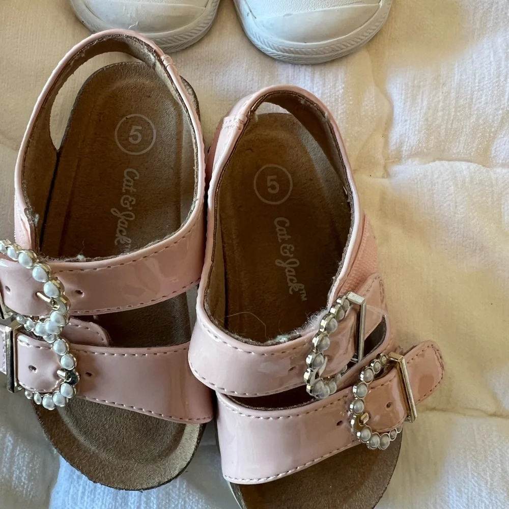 Toddler girl size 5 summer shoe bundle - Picture 4 of 10